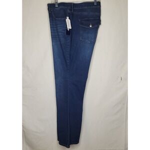 Jeanstar Premium Denim Bootcut/ Flare Jeans ~ Dark Wash Repreve Stretch